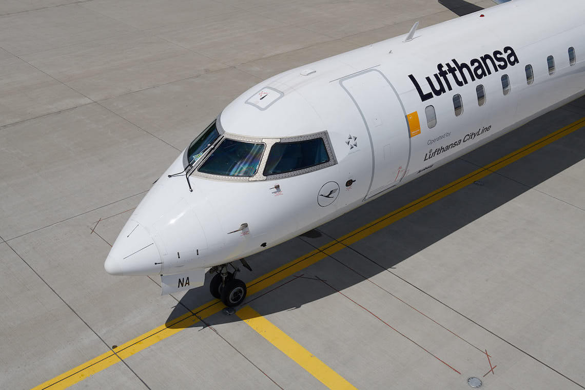 Lufthansa Fotoshoot von CO Wunder mit Laird Kay der neuen Livery in FRA und MUC auf dem Vorfeld, apron